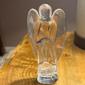 Baccarat Transparent Crystal Angel Sculpture